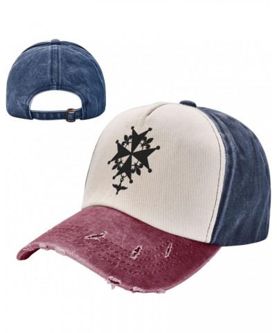 Huguenot Cross Upgrade Your Style with Funny Adjustable Cotton Baseball Caps for Men and Women $16.44 Baseball Caps