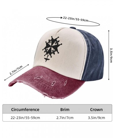 Huguenot Cross Upgrade Your Style with Funny Adjustable Cotton Baseball Caps for Men and Women $16.44 Baseball Caps