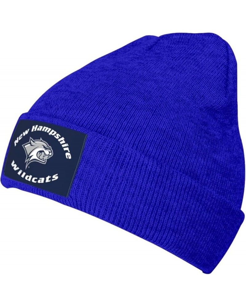 University of New Hampshire Logo Stretch Beanie Knit Hat for Men Women Winter Fall Spring Warm Cap Blue $10.79 Skullies & Bea...