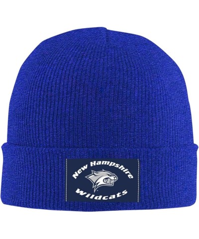 University of New Hampshire Logo Stretch Beanie Knit Hat for Men Women Winter Fall Spring Warm Cap Blue $10.79 Skullies & Bea...