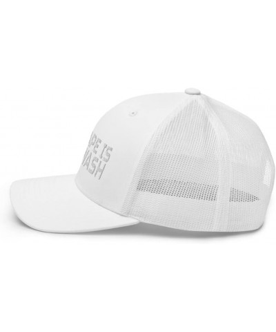 My Cape is in The Wash Super Hero Trucker Cap Hat Adjustable White $16.88 Baseball Caps