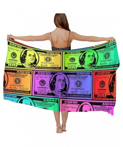 Summer Beach Scarf Sarong Swimsuit Wrap Cover Up Pareo For Ladies Girls Travel Honeymoon Cruise Color49 $8.39 Scarves