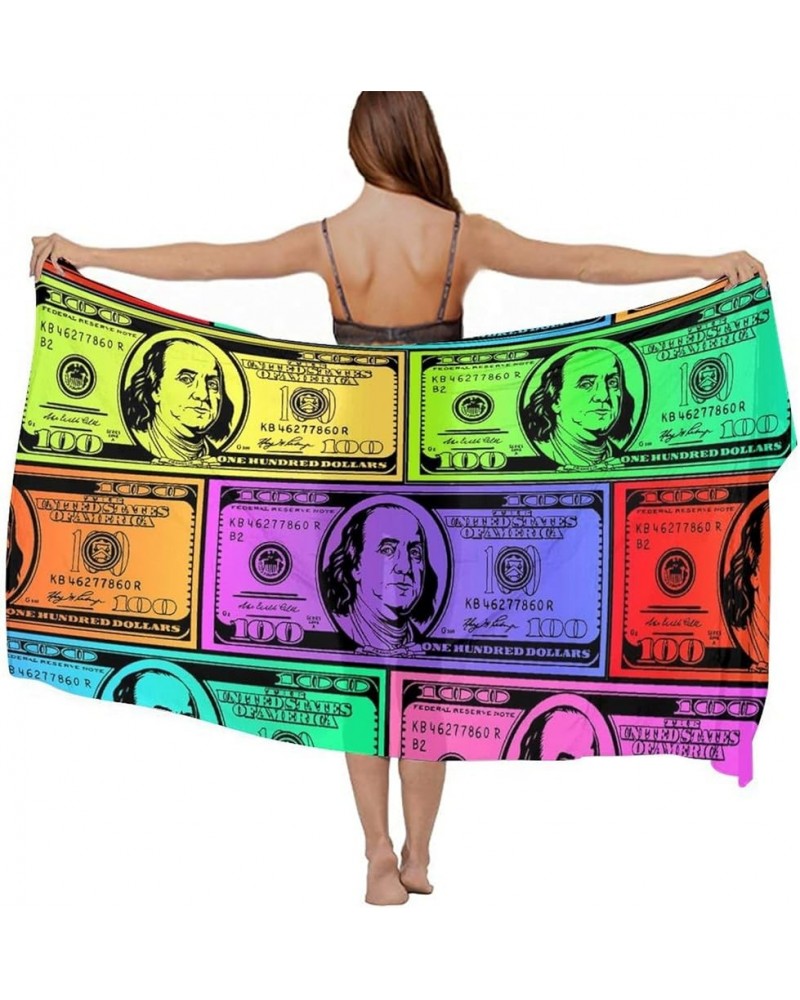 Summer Beach Scarf Sarong Swimsuit Wrap Cover Up Pareo For Ladies Girls Travel Honeymoon Cruise Color49 $8.39 Scarves