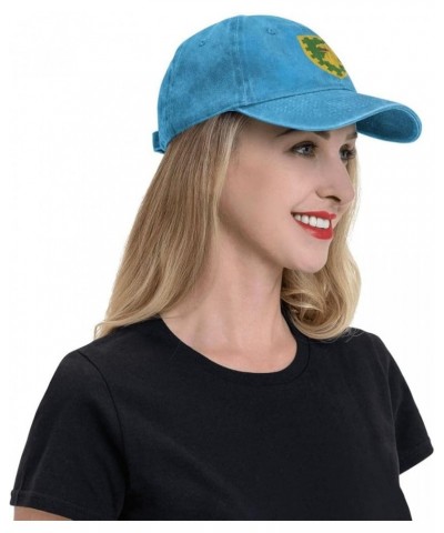 15th Military Police Brigade Flag Baseball Caps Denim Hats Fisherman's hat Knitted hat Blue $12.85 Baseball Caps