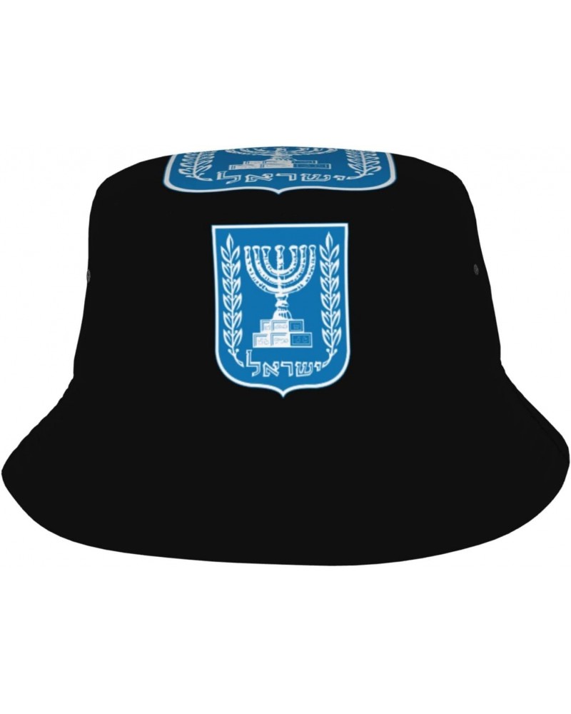 Bucket Hat Emblem of Israel Fisherman's Cap Men and Women. Sun Hats Black $15.42 Bucket Hats