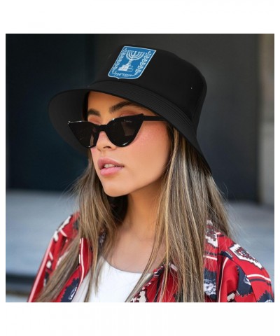 Bucket Hat Emblem of Israel Fisherman's Cap Men and Women. Sun Hats Black $15.42 Bucket Hats