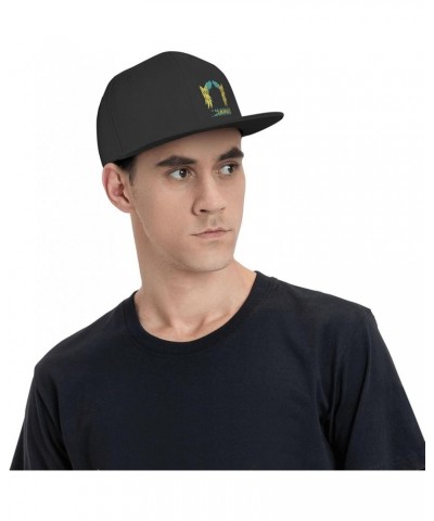 Snapback Baseball Cap Wings Bahamas Flag Classic Dad Trucker Flat Bill Brim Hat Black $11.33 Baseball Caps