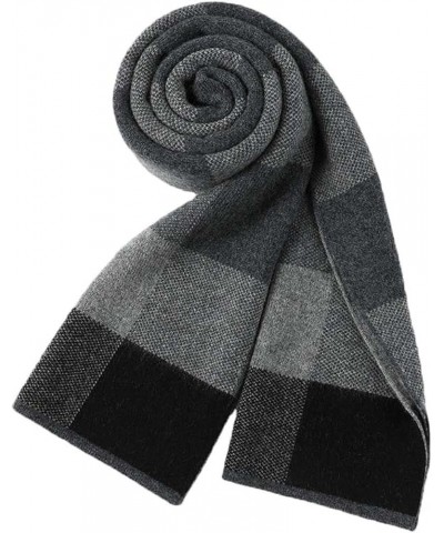 Men's Cashmere Plaid Scarf Business Outdoor Autumn and Winter Thickening Warm Men's Scarf Gift (Color : 3, Size : 30cmX180cm)...