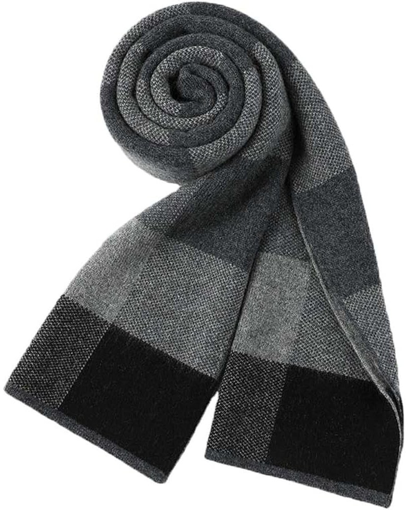 Men's Cashmere Plaid Scarf Business Outdoor Autumn and Winter Thickening Warm Men's Scarf Gift (Color : 3, Size : 30cmX180cm)...