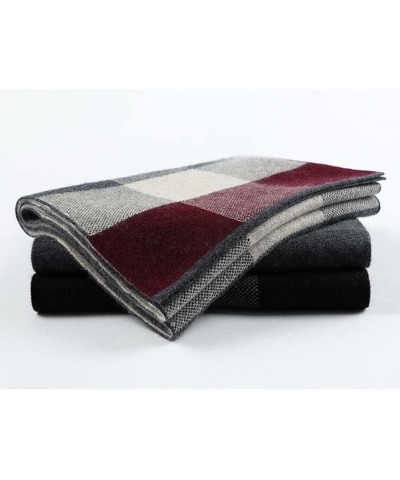 Men's Cashmere Plaid Scarf Business Outdoor Autumn and Winter Thickening Warm Men's Scarf Gift (Color : 3, Size : 30cmX180cm)...