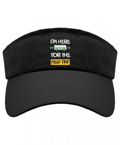 I'm Here for The Field Trip Hats Sun Visor for Adult Sun Visors Packable Sports Visor Caps $9.24 Visors