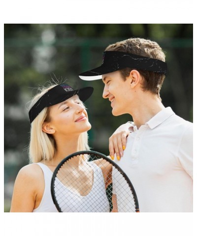 Protect Trans Kids Transgender LGBT Gift Sun Visor Hat Women Men Golf Sun Hat Baseball Cap Running Visor Hat Black $11.03 Visors