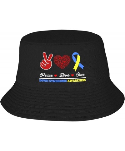 Bucket Hat for Men Women Adult Printed Fishing Hats Sun Hats Novelty Bucket Hats for Man Woman Down Syndrome Awareness $12.59...