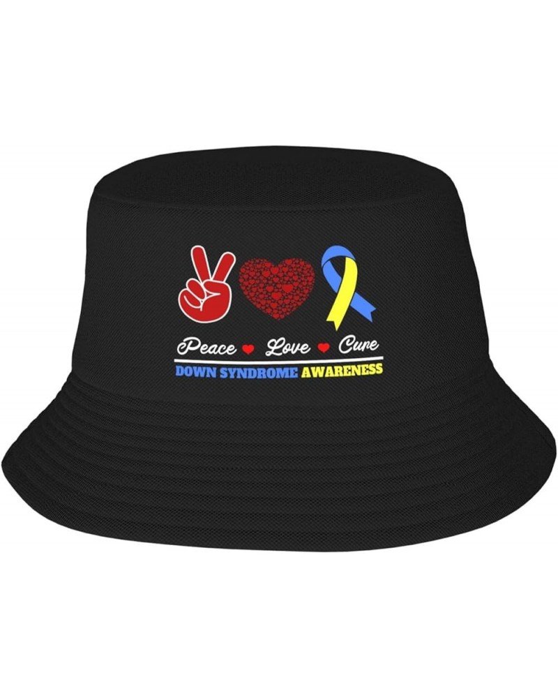 Bucket Hat for Men Women Adult Printed Fishing Hats Sun Hats Novelty Bucket Hats for Man Woman Down Syndrome Awareness $12.59...