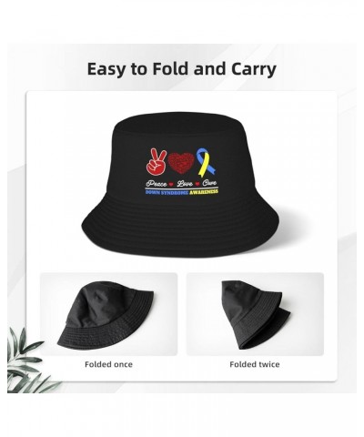 Bucket Hat for Men Women Adult Printed Fishing Hats Sun Hats Novelty Bucket Hats for Man Woman Down Syndrome Awareness $12.59...