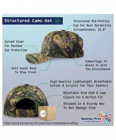 Camo Baseball Cap Born Free Cotton Hunting Dad Hats for Men & Women Forest Tree Green $15.00 Baseball Caps