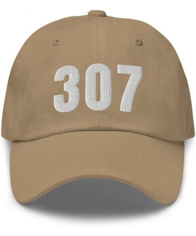 307 Hat Wyoming Hat Mobile Telephone Area Code 307 Dad Cap Embroidered Dad Hat Baseball Cap Khaki $21.79 Baseball Caps