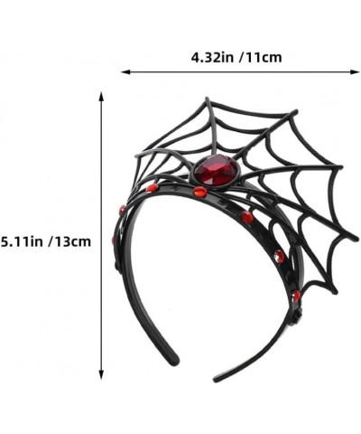 2Pcs Halloween Headband Spider Web Headbands Halloween Costume Headpiece Crystal Headwear Masquerade Cosplay Party Festival H...