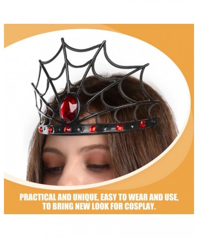 2Pcs Halloween Headband Spider Web Headbands Halloween Costume Headpiece Crystal Headwear Masquerade Cosplay Party Festival H...