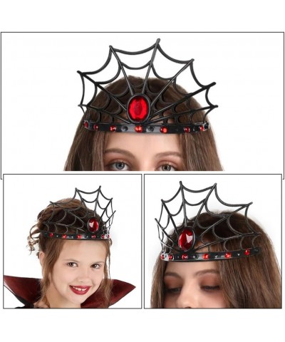 2Pcs Halloween Headband Spider Web Headbands Halloween Costume Headpiece Crystal Headwear Masquerade Cosplay Party Festival H...