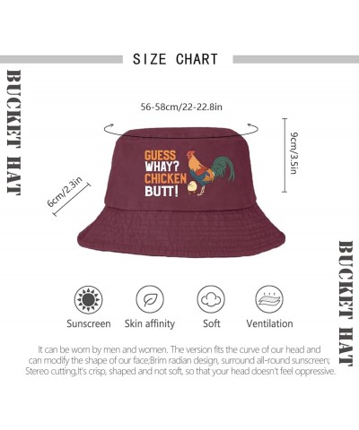 What CHICKEND Butt Bucket Hats Bucket Hat Trendy Hats Camping Accessories for Swimming Pool Must Haves Deep Rose $11.96 Bucke...