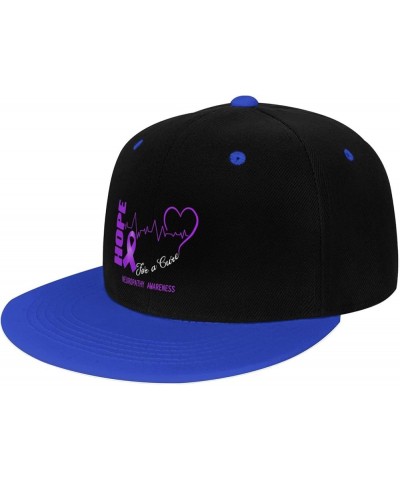 Hope for A Cure Neuropathy Awareness Snapback Hat for Men Women Baseball Cap Trucker Flat Bill Hats Dad Caps Blue $12.36 Base...