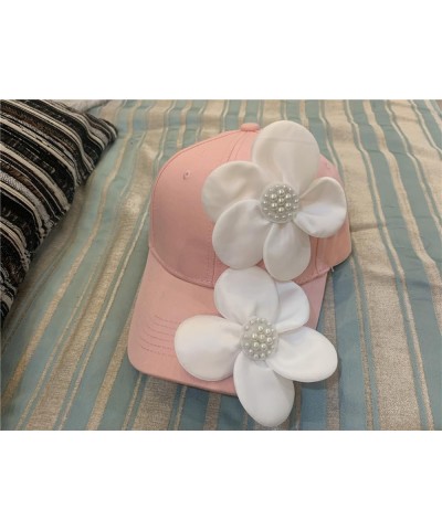 Big Flower Daily Travel Women's Sunshade Baseball Cap Women's Casual Sunshade Hat Black $27.45 Baseball Caps