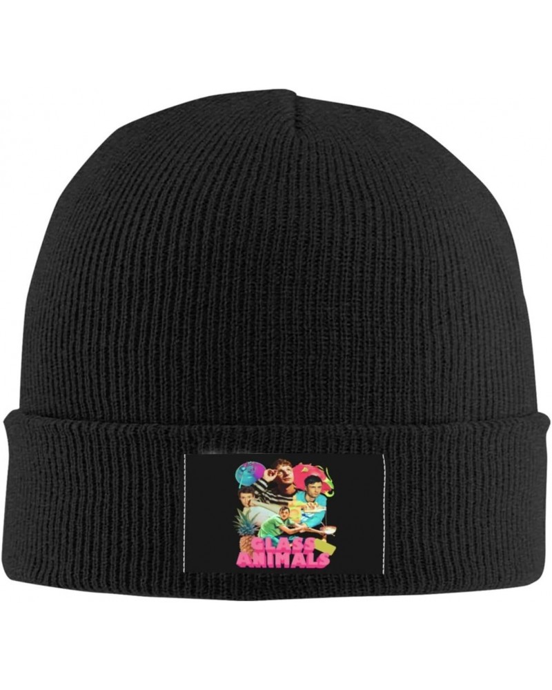 Glass Rock Animals Band Knit Hat Winter Ski Hat Warm Knitted Caps Denim Hat Baseball Chapeau for Mens Womens $10.98 Skullies ...