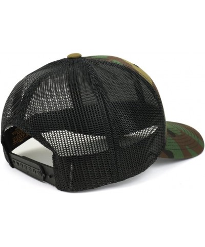 Flexfit Democratic Donkey Patch Retro Fit Trucker Mesh Cap Camo $13.20 Baseball Caps