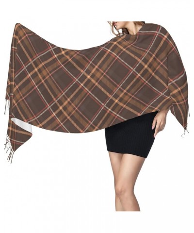 Flannel-Illustration Cashmere Fringe Scarf Autumn And Winter Scarves The Most Soft Classic 9 $16.51 Scarves