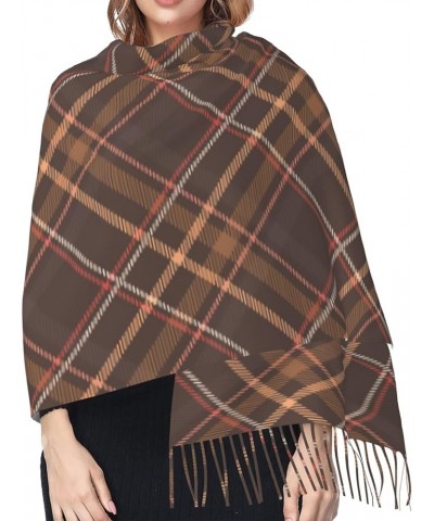 Flannel-Illustration Cashmere Fringe Scarf Autumn And Winter Scarves The Most Soft Classic 9 $16.51 Scarves