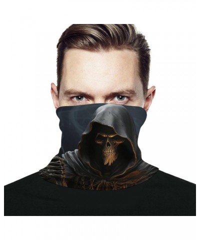 Neck Gaiter Grim-Reaper Breathable Face Mask Sun Cooling Scarf for Men Women UV Protection Face Cover for Skiing Hiking Cycli...