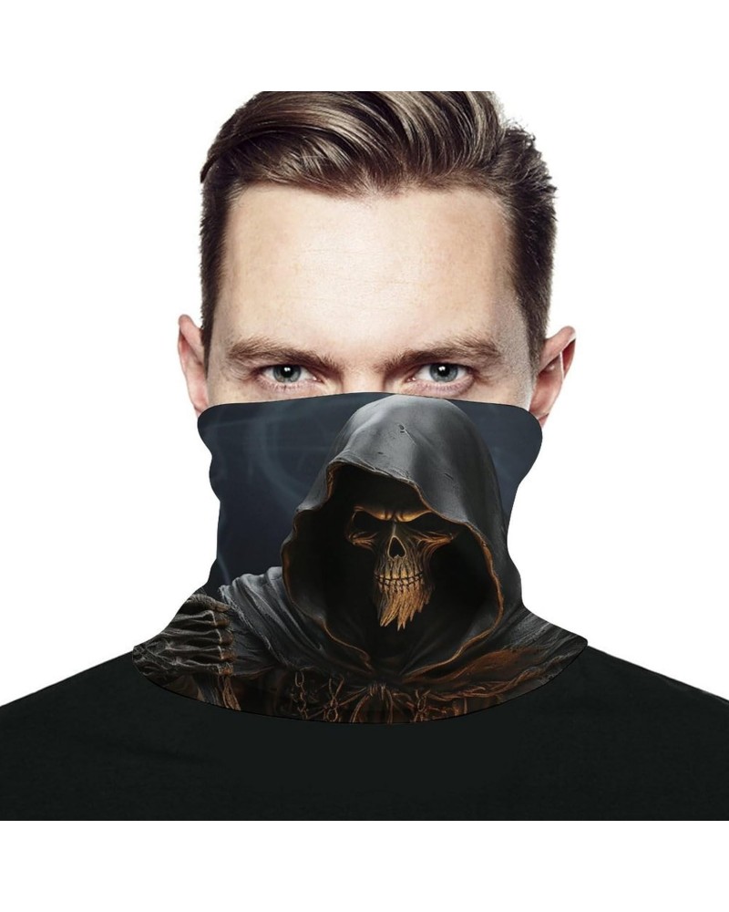 Neck Gaiter Grim-Reaper Breathable Face Mask Sun Cooling Scarf for Men Women UV Protection Face Cover for Skiing Hiking Cycli...