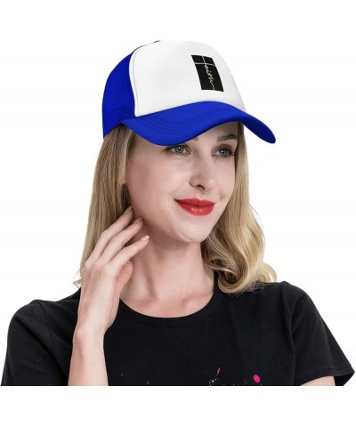 Faith Cross, Christian, Jesus Trucker hat Men Baseball Cap Black Hats Sun Dad Hat Women Cowboy hat Blue $10.14 Baseball Caps