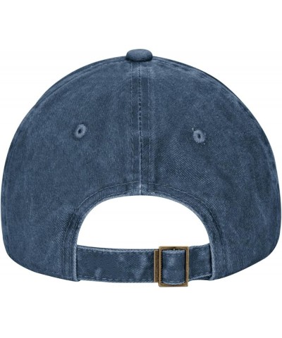 Denim Hats Baseball Cap for Women Men Adjustable Vintage Hats Low Profile Dad Hat Black Navy Blue $10.51 Baseball Caps