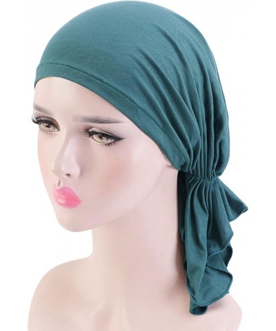 Women's Cotton Turban Head Wrap Cancer Chemo Cap Headwear Cap Bonnet Hair Loss Hat Gifts Christmas Thanksgiving Green $6.51 S...