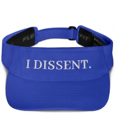 I Dissent (Embroidered Visor) Pro Choice Women's Equal RBG Royal $21.14 Visors