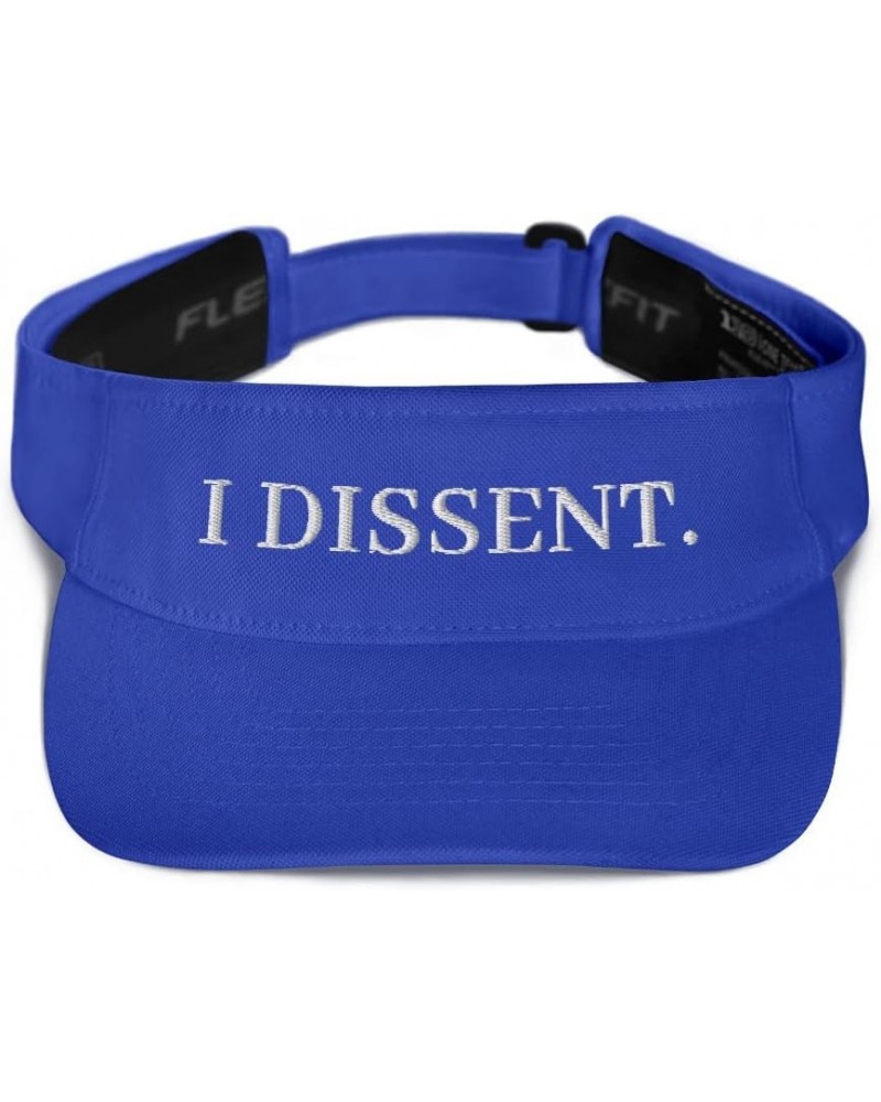 I Dissent (Embroidered Visor) Pro Choice Women's Equal RBG Royal $21.14 Visors