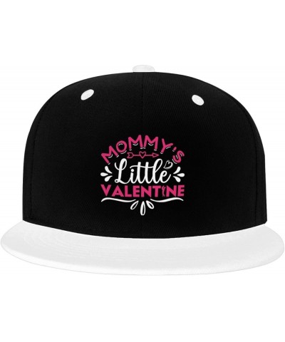 Mommy s Little Valentine Snapback Hat for Men Women Baseball Cap Trucker Flat Bill Hats Dad Caps White $10.42 Baseball Caps