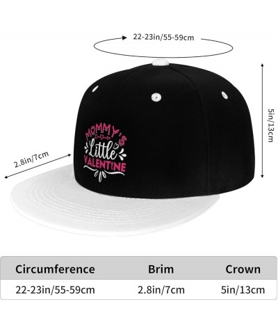 Mommy s Little Valentine Snapback Hat for Men Women Baseball Cap Trucker Flat Bill Hats Dad Caps White $10.42 Baseball Caps