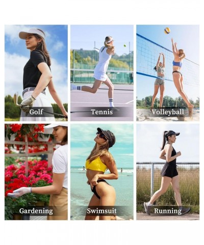 Essentials Sun Hat Sun Visor Hats for Women Men Baseball Cap Golf Hats Navy Blue $10.18 Visors