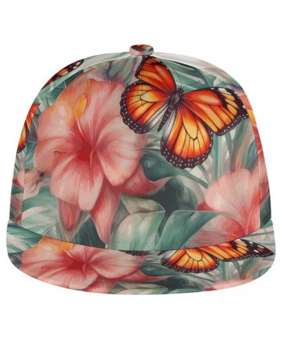 Tropical Flowers Baseball Hat Golf Dad Hat Adjustable for Men Women Summer Sun Cap $16.73 Baseball Caps