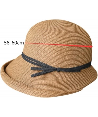 Beach Hat for Women Sun Hat Women's Floppy Brim Sun Hat Summer Straw Hat Fashionable UV Protection Beach Hat Straw Hat (Color...