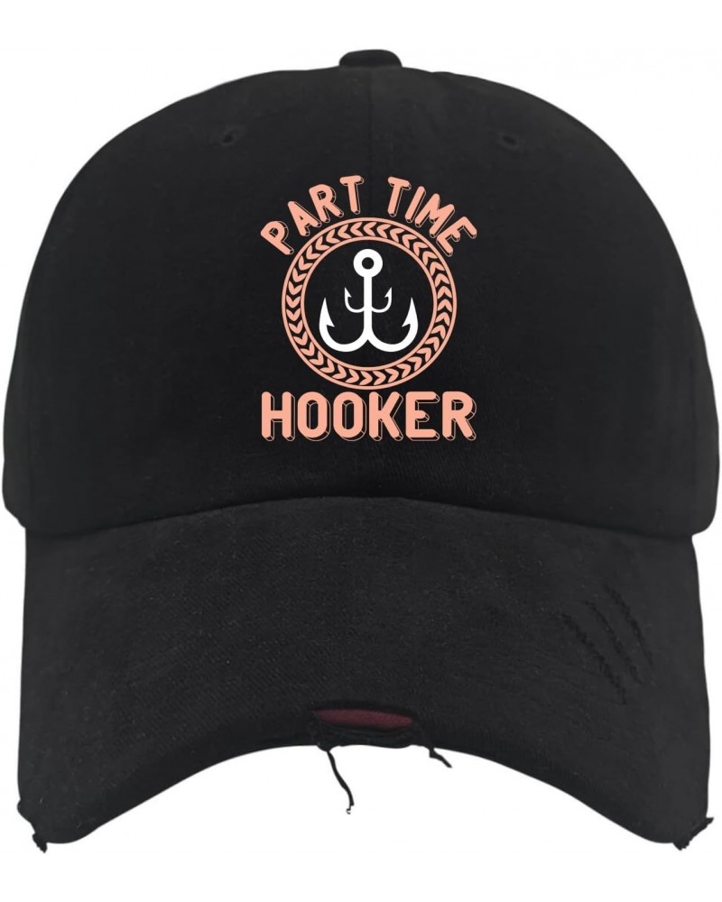 Part Time Hooker Sun Hat Mens Running Hat AllBlack Hiking Hat Women Gifts for Girlfriends Sun Hat $10.06 Sun Hats