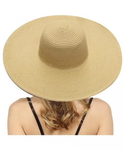 Sun Hats for Women Foldable Wide Birm Boonie Hat Adjustable Fishing Hiking Hat Gifts Birthday Easter Beige $6.09 Sun Hats