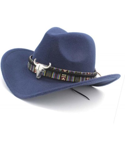 Fedora Hats for Men Ethnic Style Western Cowboy Hat Women's Wool Jazz Woolen Cloth Outdoor for Summer Winter Coffee $23.54 Fe...