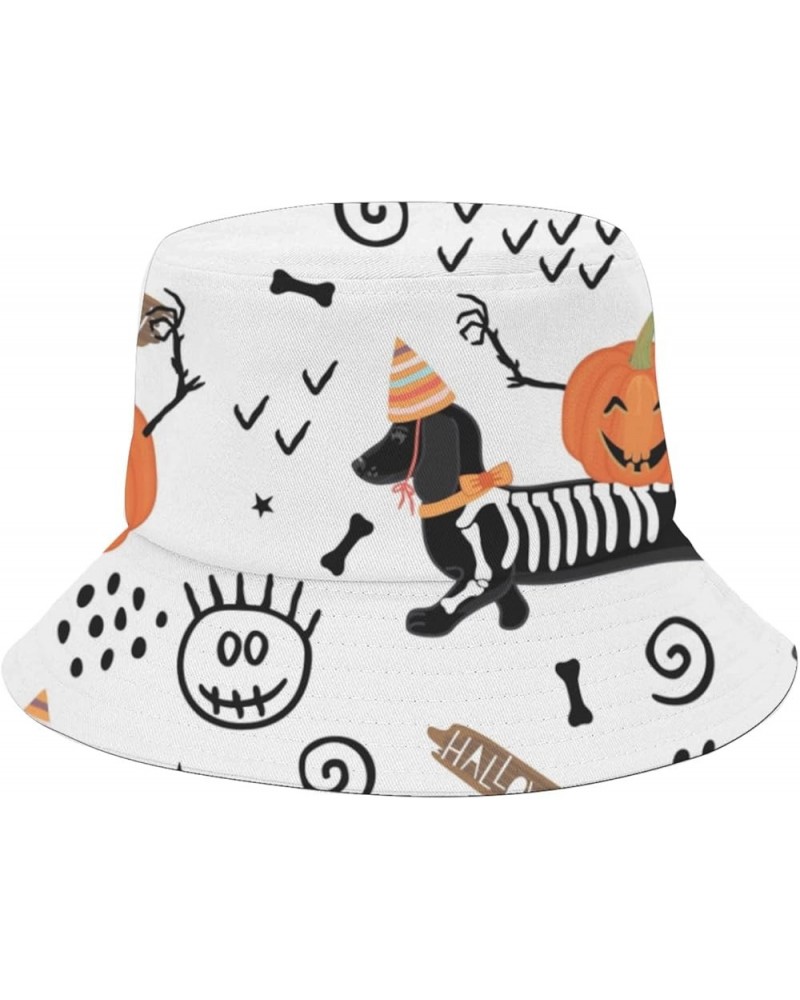 Cool Bucket Hat Dog Pattern Bucket Hat Clothes Packable Women Hats for Vacation Accessories for Camping Must Dog 2 $10.32 Buc...