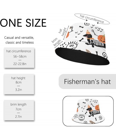 Cool Bucket Hat Dog Pattern Bucket Hat Clothes Packable Women Hats for Vacation Accessories for Camping Must Dog 2 $10.32 Buc...