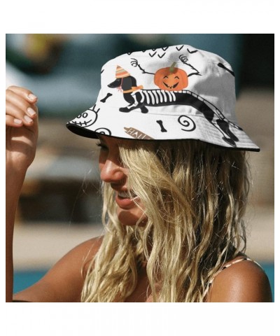 Cool Bucket Hat Dog Pattern Bucket Hat Clothes Packable Women Hats for Vacation Accessories for Camping Must Dog 2 $10.32 Buc...