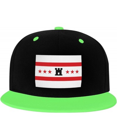 Flag of Drenthe Snapback Hat for Men Women Baseball Cap Trucker Flat Bill Hats Dad Caps Green $10.91 Baseball Caps